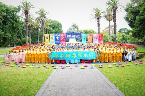 Image for article Praktikující Falun Dafa z Austrálie a Nového Zélandu přejí Mistrovi Šťastný čínský Nový rok