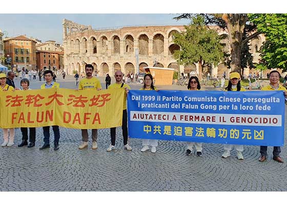 Image for article Verona, Itálie: Zvyšování povědomí o pronásledování v Číně během čínsko-italského fóra pro obchodní dialog