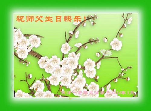 Image for article Praktikující Falun Dafa z provincie  Shandong slaví Světový den Falun Dafa a s úctou přejí Mistru Li Hongzhi všechno nejlepší k narozeninám (19 pozdravů)