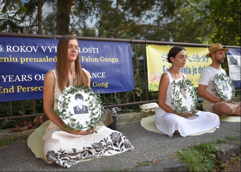 Image for article Slovensko: Lidé během akcí v Bratislavě odsoudili pronásledování Falun Gongu v Číně