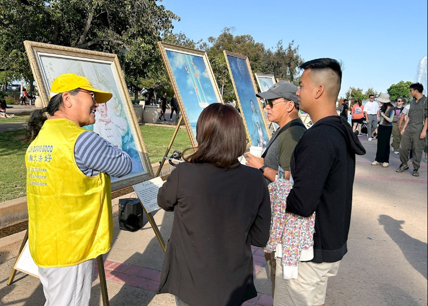 Image for article San Diego, Kalifornie: Lidé vidí naději v umělecké výstavě