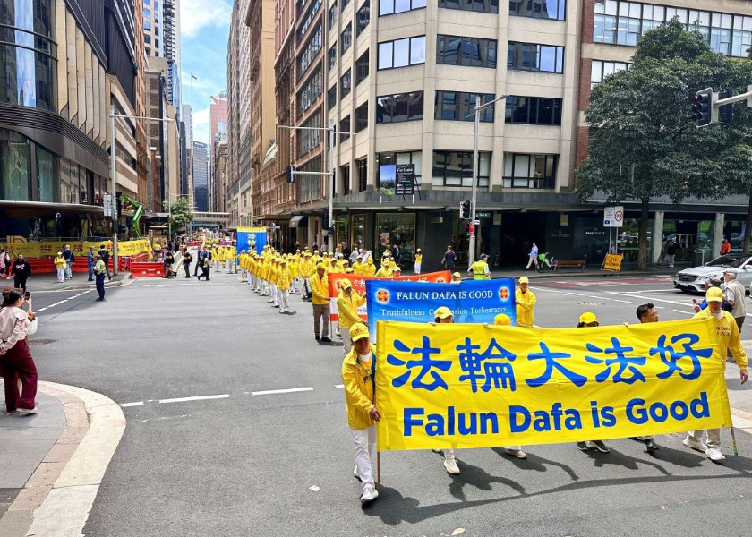 Image for article ​Sydney, Austrálie: Pochod Falun Dafa v Sydney: Obyvatelé oceňují průvod Falun Dafa