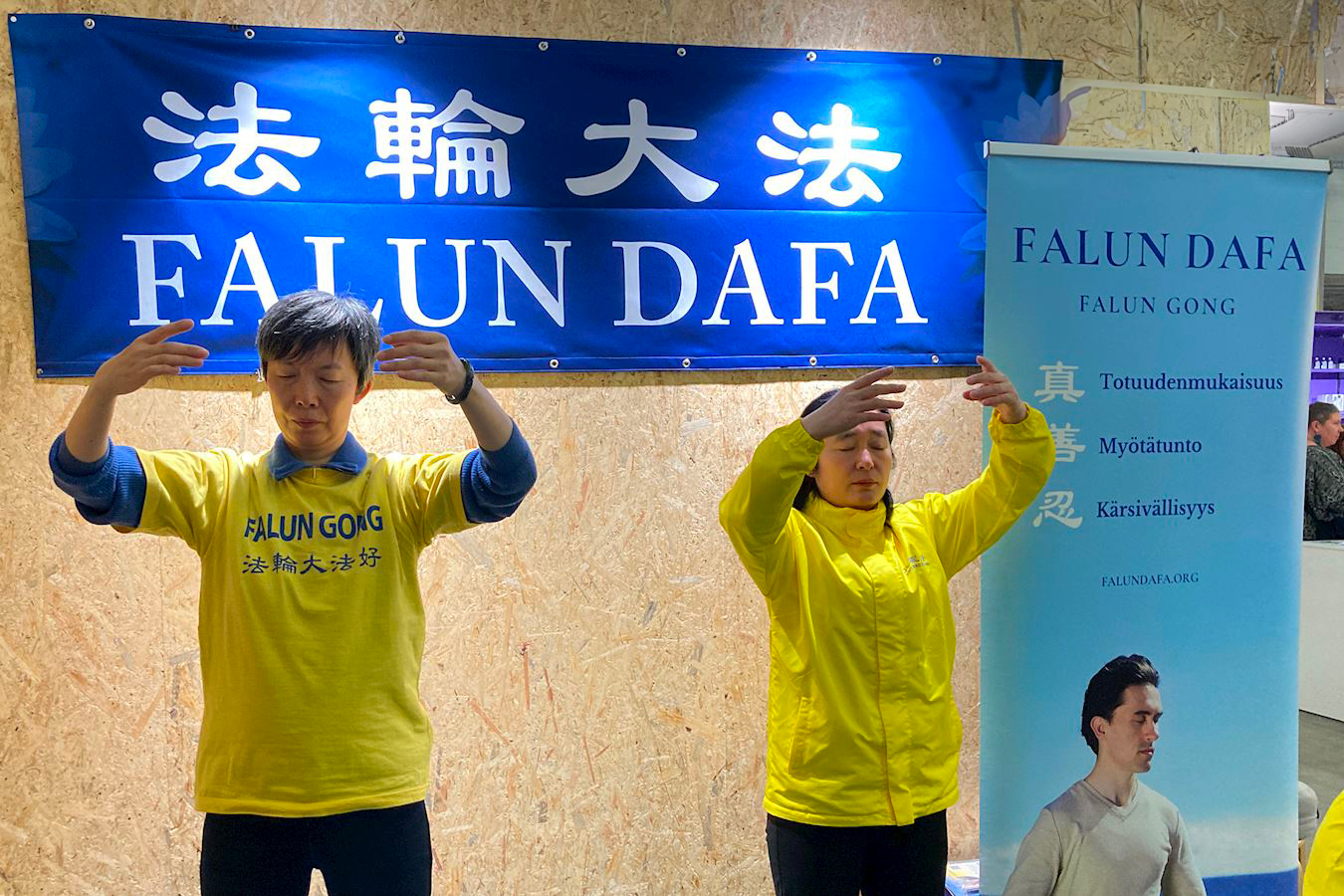 Image for article Finsko: Propagace Falun Dafa na veletrhu „I Love Me“