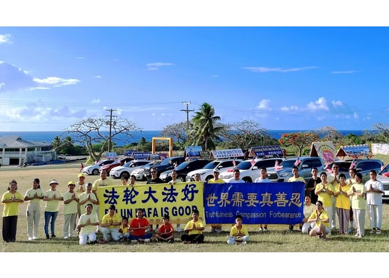 Image for article Saipan, Ostrovy Severní Mariany: Praktikující Falun Dafa oslavují Světový den Falun Dafa