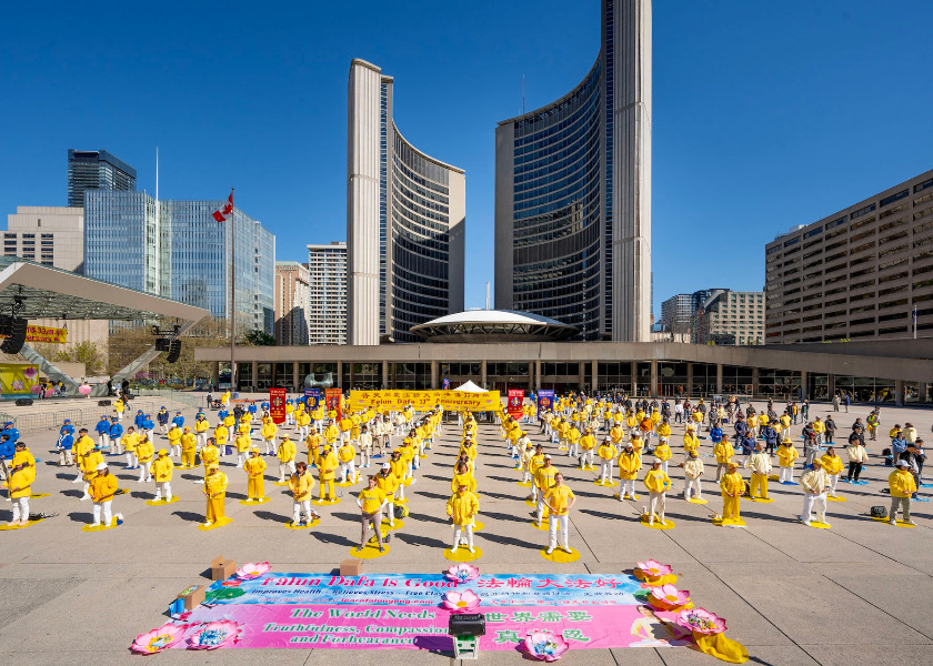 Image for article Kanada: Shromáždění a průvod v Torontu oslavují Den Falun Dafa (druhá část)