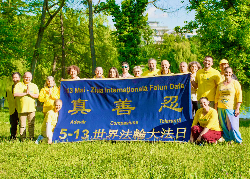 Image for article Rumunsko: Světový den Falun Dafa oslavován v Bukurešti