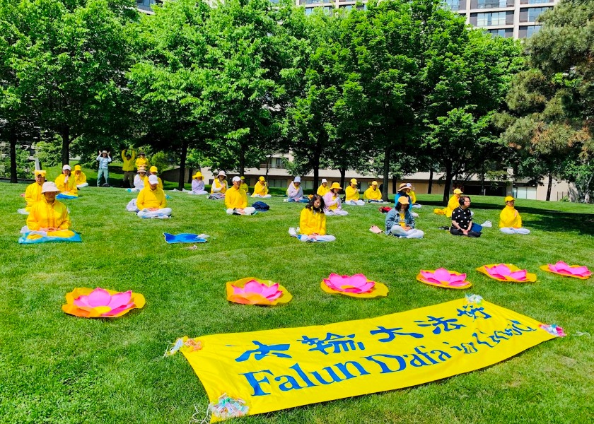 Image for article Toronto, Kanada: Představování Falun Dafa na Mezinárodním festivalu dračích lodí