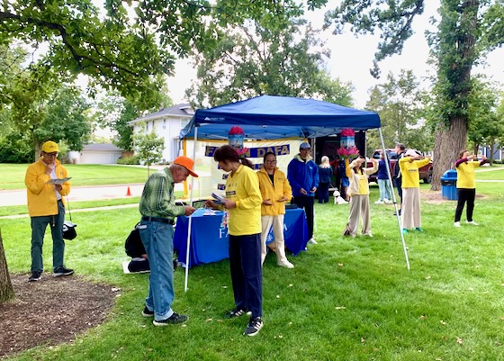 Image for article Chicago: Představení Falun Gongu na festivalu Tapestry Multicultural Festival