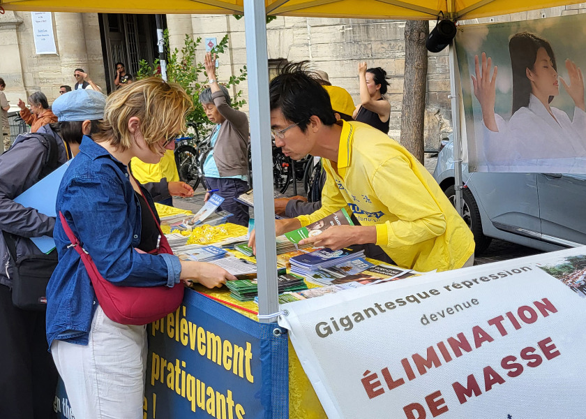 Image for article Francie: Aktivity v Paříži získaly podporu pro Falun Dafa