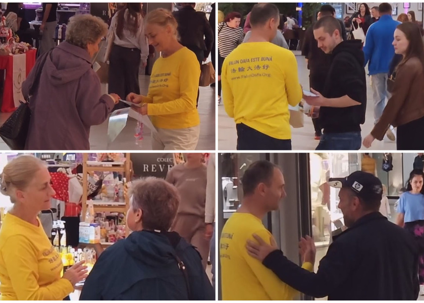 Image for article Lidé odsuzují pronásledování Falun Dafa na akcích v Rumunsku