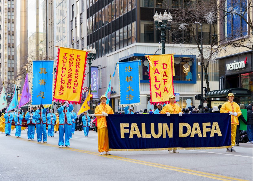 Image for article Falun Gong srdečně vítán na chicagském průvodu ke Dni díkůvzdání