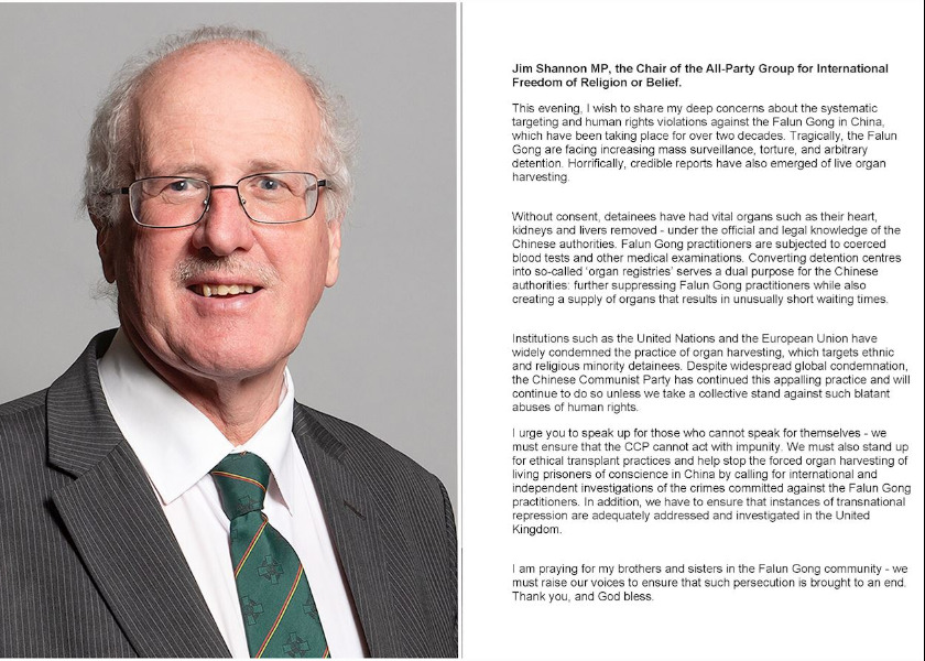Image for article Velká Británie: Poslanci vyjadřují podporu Falun Gongu ke Dni lidských práv