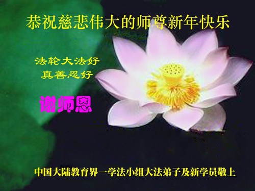 Image for article Praktikující Falun Dafa z oblasti vzdělávání v Číně s úctou přejí Mistrovi Li Hongzhi šťastný nový rok (58 pozdravů)