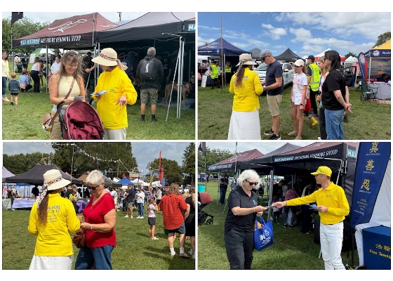 Image for article Lidé se dozvídají o Falun Dafa na Kumeu Show na Novém Zélandu