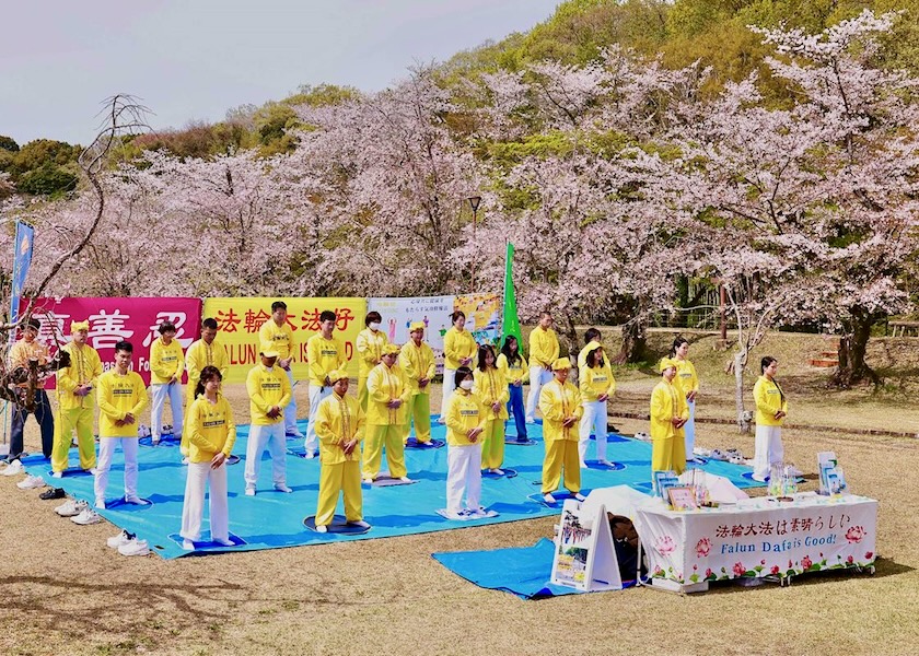 Image for article Toyota City, Japonsko: Představení Falun Dafa během Festivalu třešňových květů