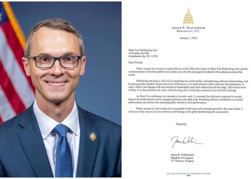 Image for article Virginia: Kongresman, státní zákonodárci a starostové vyjadřují uznání souboru Shen Yun před představeními v Norfolku