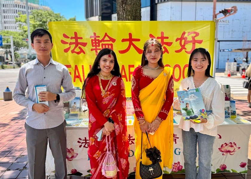 Image for article Japonsko: Lidé v Nagoji oceňovali Falun Dafa
