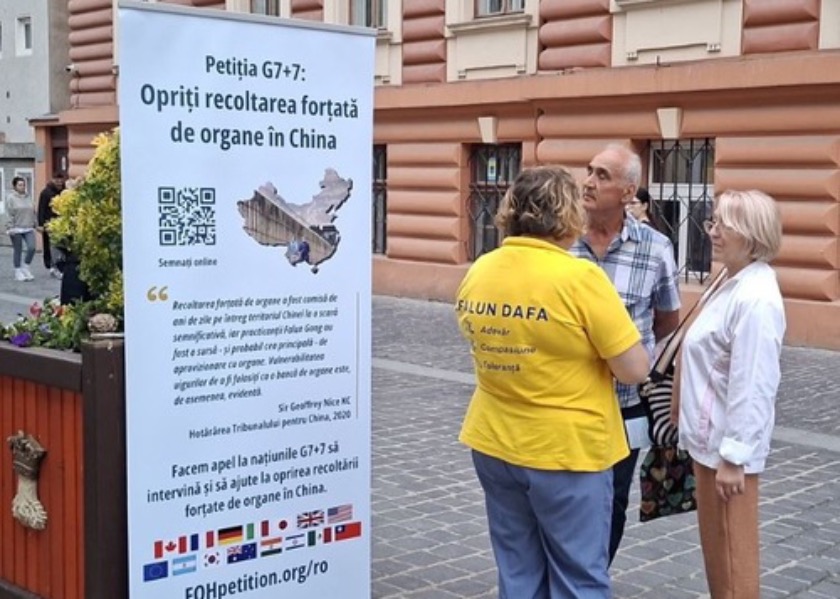 Image for article Brașov, Rumunsko: Lidé oceňují vůdčí principy Falun Dafa