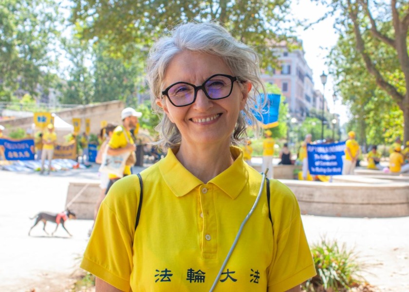 Image for article Řím, Itálie: Shromáždění a svíčková vigilie Falun Dafa přinesly duchovní povzbuzení