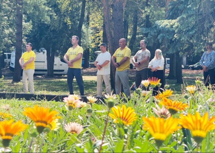 Image for article Ukrajina: Lidé oceňují Falun Dafa během oslav Dne města Rivne
